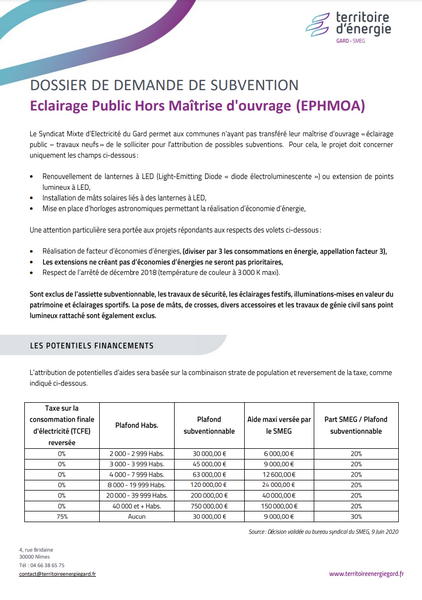 Dossier de demande subvention EPHMOA Vignette